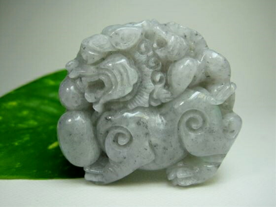 楽天市場】【ネックレス】翡翠(ジェダイト)獅子50g【鑑定済み