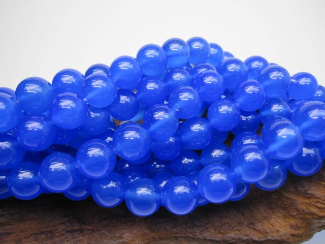 楽天市場】【連売り商品】ブルーアゲート（青メノウ）品質AAAΦ6±0.2