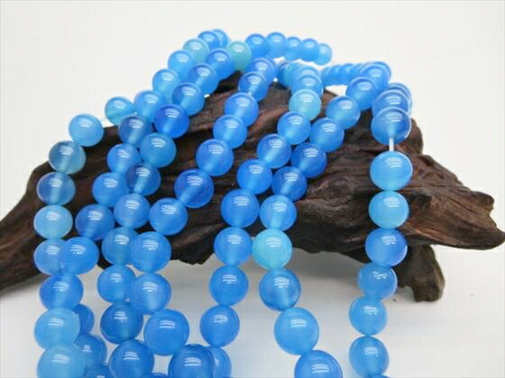 楽天市場】【連売り商品】ブルーアゲート（青メノウ）品質AAAΦ6±0.2