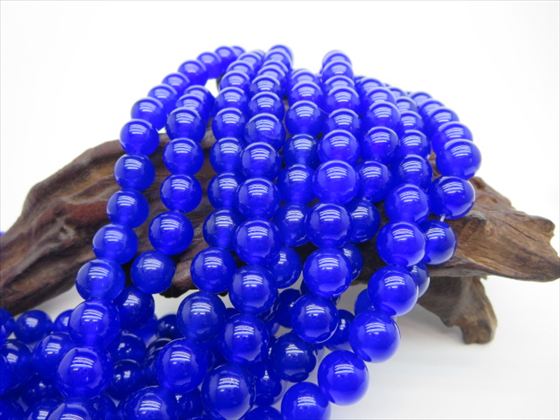 楽天市場】【連売り商品】ブルーアゲート（青メノウ）品質AAAΦ6±0.2