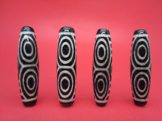 楽天市場】【チベット高級龍紋天珠】逆九眼天珠30×10mm【2粒SET