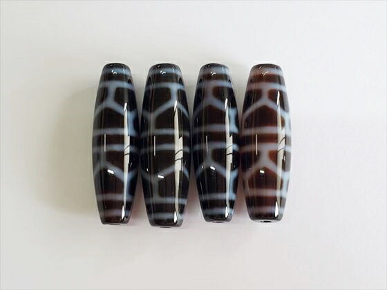 天珠セット　30 楽天市場】【チベット高級龍紋天珠】逆九眼天珠30×10mm【2粒SET