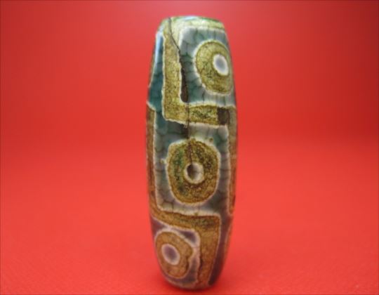 楽天市場】【チベット高級龍紋天珠】逆九眼天珠30×10mm【2粒SET