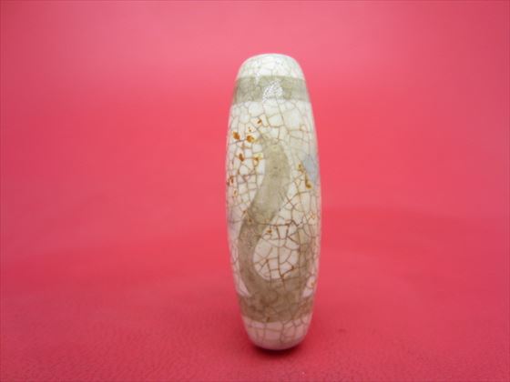 楽天市場】至純白地 白蛇天珠（約37.5mm） 如意天珠（約38.5mm