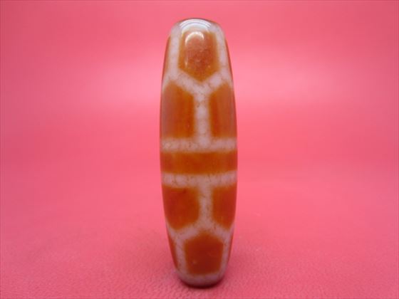 赤龍紋 亀甲長寿天珠 亀甲長寿天珠 亀甲長寿六眼 | チベット天珠専門店 awjp