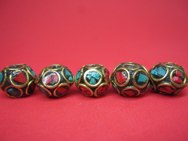 楽天市場】【粒売り】チベットアンティークビーズ10.5×9.2±0.5mm【10粒