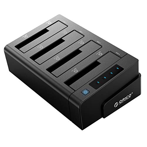 ORICO USB3.0 HDDケース クローン機能付き 2.5 / 3.5インチ SATA HDD/SSD 対応 4ベイ ハードディスクケース｜サンフラワーJapan
