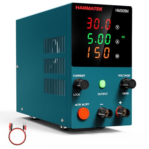HANMATEK 変数直流兼ね合い化ワット数 DCワット数 （0-30V 0-5A）起電力＆電流兼ね合いワット数 低騒々しい音高正確性 自動小銃うつり変わり スイッチングワット数 授業時間の試み