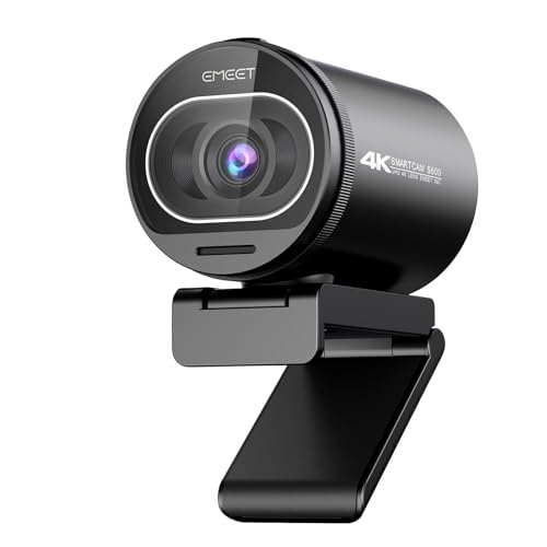 ウェブカメラ4K UHD EMEET S600 WEBカメラ 800万画素 1080p 60fps 高性能センサー搭載 73°視野角 PDAFオ