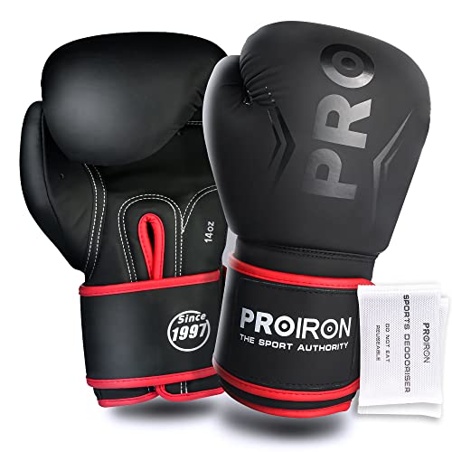 PROIRON ボクシンググローブ 14oz ボクシング用グローブ パンチンググローブ 厚く 耐久性があり 快適 boxing gloves メ