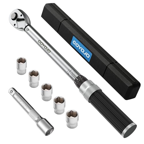 GOYOJO トルクレンチ プレセット型 ダイヤ用7点セット 差込角(1/2インチ) 20-210N.m 両回転対応 トルク精度 ±3% 自動車