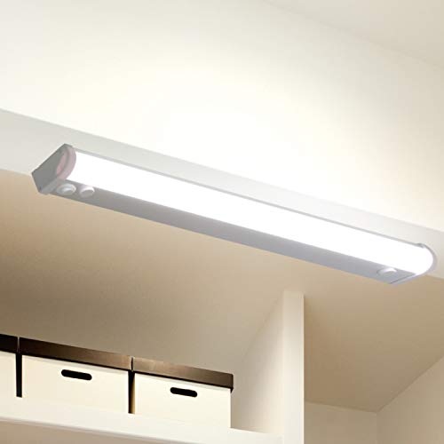 [山善] LED 勝手もと点火装置 多役立つこと灯 間ぢかさ検出器 LED点火装置 点火装置物の具 工事不必要 ワット数繋ぎ付き添い人 1170ルーメン (幅60.4珊) L