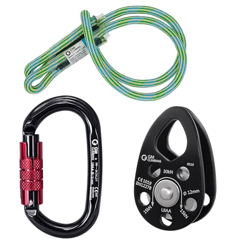 GM CLIMBING CE UIAA 証明 ヒッチ スラックテンディング 滑車 一揃いの道具書き割り 30kNマイクロ滑車 ブッシングタイプ