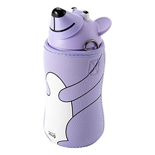 thermo mug(サーモマグ) ステンレスボトル ANIMAL BOTTLE BEAR(アニマルボトル・ベア) ペールバイオレット AB20