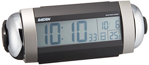セイコークロック(Seiko Clock) セイコー クロック 目覚まし時計 電波 デジタル 大音量 ベル音 PYXIS ピクシス RAIDEN