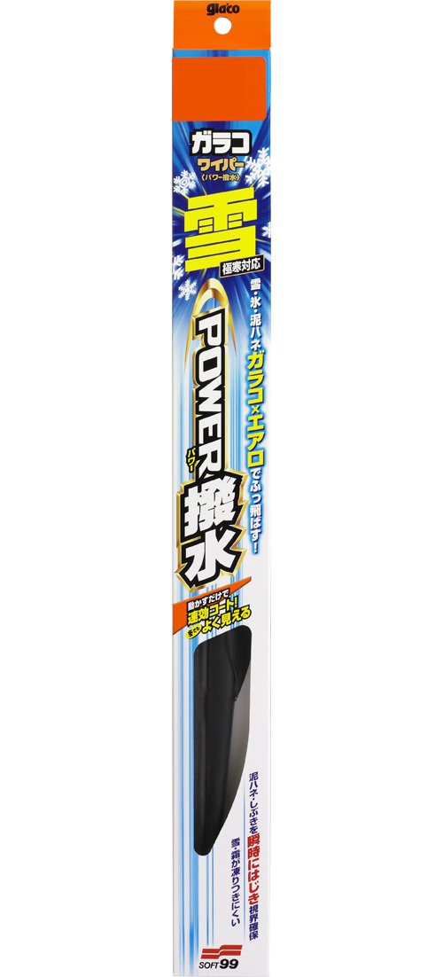 ソフト99(SOFT99) glaco(ガラコ) ワイパーブレード ガラコワイパー パワー撥水雪用 PS-5 自動車用撥水ワイパー 長さ400m