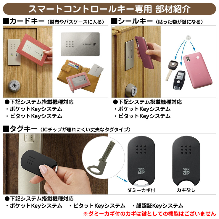 注目ブランドのギフト スマートコントロールキー 専用部材 ピタットKey追加用 タグキー カギなし 2個 3K-48193 YKK スマートドア  玄関ドア部品 YKKap ルシアス宅配ボックス1型 ピタットキー 交換 追加 電子錠 電子キー fucoa.cl