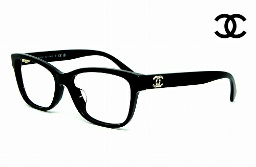 CHANELシャネル 眼鏡フレーム CH3449BA-C622 (55SIZE) ラインストーン  
