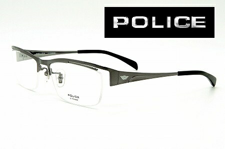 POLICE 眼鏡フレーム 伊達メガネ仕様 VPLD77J-568 2020秋モデル チタン メンズ レディス|【サングラスモール】店