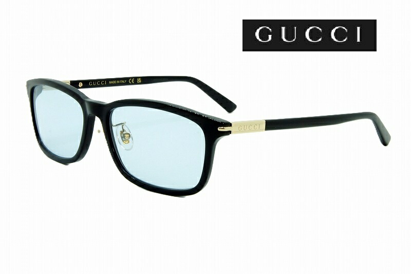 GUCCI カスタム黒眼鏡 GG1506OJ-001 (55SIZE) BLUE 可視性可視光線変速機率75％メンズ レディス  アジアンフィッティング メガネひな形国内定め事品にCR水晶体をとり備える