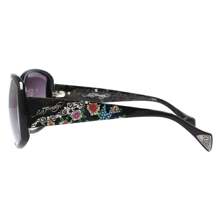 エドハーディー オークリー Hardy Bird Roses サングラス Uvカット ブラック スモークグラデーション メンズ House サングラスハウス Uvカット Sunglass 激安 レディース Edhardy エドハーディ Ed エドハーディー