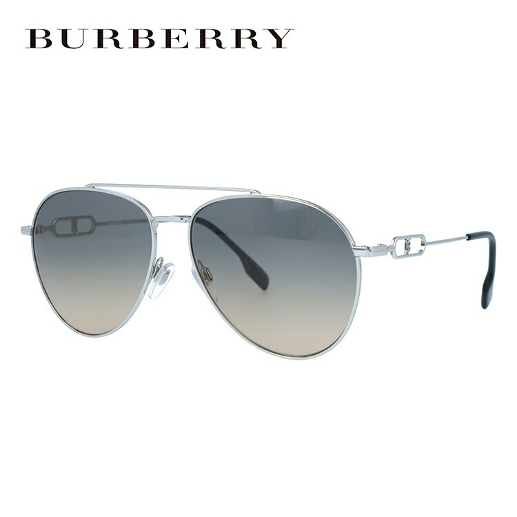 【お買い物マラソン対象】【国内正規品】バーバリー サングラス BURBERRY BE3128 1005G9 58サイズ ティアドロップ ユニセックス レディース メンズ 大きめサイズ ビッグシルエット|SUNGLASS HOUSE-サングラスハウス-