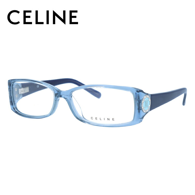 眼鏡 Oakley メガネ セリーヌ フレーム 眼鏡 伊達 Celine 55サイズ フラックジャケット アジアンフィット 度付き 度なし Vc1602s 097d スクエア型 レディース ブラゾン アイコン ロゴ ラインストーン Sunglass House サングラスハウス セリーヌ Celine メガネ フレーム
