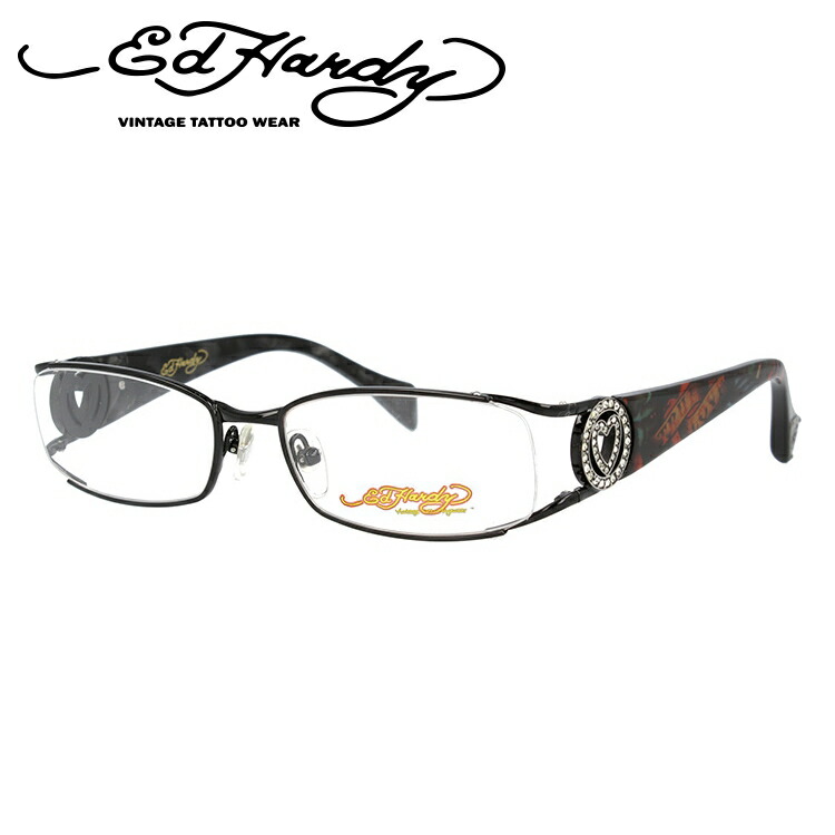 Edhardy Edhardy エドハーディー 伊達メガネ 伊達メガネ 眼鏡 Ehoa011 1 1 Black ブラック スクエア メンズ レディース スクエア型 Sunglass House サングラスハウス Edhardy エドハーディー 伊達メガネ 眼鏡