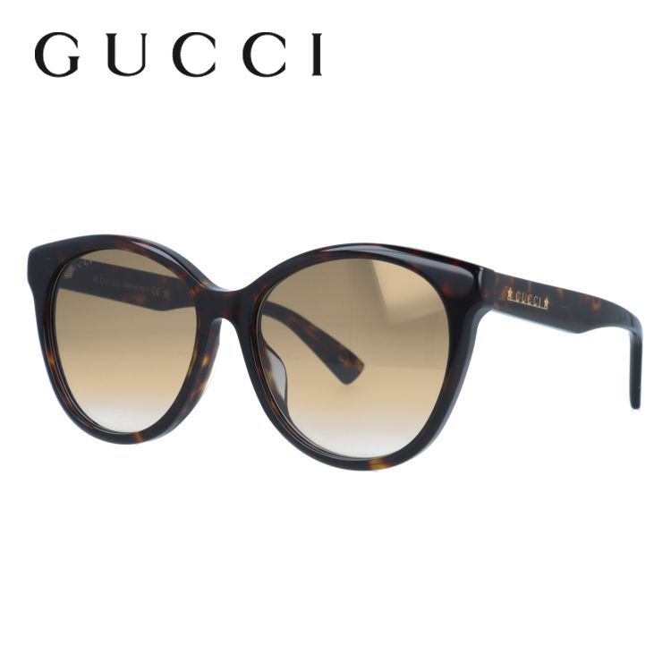 グッチ サングラス アジアンフィット GUCCI GG1171SK 003 57サイズ ウェリントン型 ユニセックス メンズ レディース 星 スター 大きめサイズ ビッグシルエット