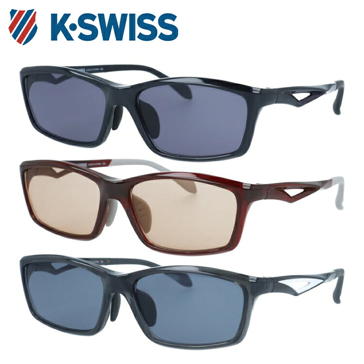 ケースイス サングラス アジアンフィット（フレキシブルノーズパッド） K-SWISS KSS 5518 56サイズ 全3カラー スポーツ型 スクエア ユニセックス メンズ レディース 大きめサイズ ビッグシルエット