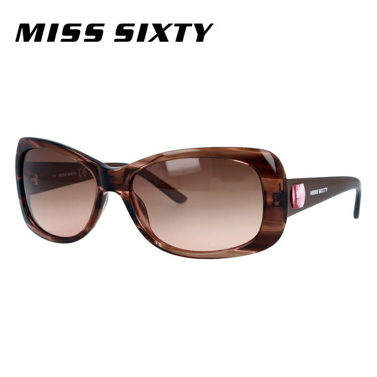 【当店SALE対象】ミスシックスティー サングラス レギュラーフィット MISS SIXTY MX364S 47F 58サイズ スクエア型 ユニセックス レディース メンズ 大きめサイズ ビッグシルエット