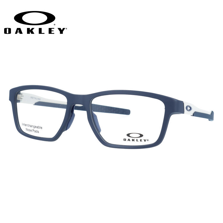 オークリー メガネフレーム メタリンク 伊達メガネ アジアンフィット OAKLEY METALINK OX8153-1655 55サイズ スクエア型 ユニセックス メンズ レディース【海外正規品】｜SUNGLASS HOUSE-サングラスハウス-