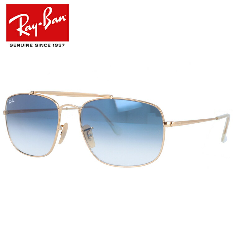 日本産 レイバン サングラス Ray Ban Rb3560 001 3f 58 レギュラーフィット Colonel コロネル スクエア型 メンズ レディース Rayban ドライブ 運転 アウトドア レジャー ブランドサングラス Uvカット メガネ 眼鏡 オシャレ 海 山 川 春 夏 秋 冬 度付き対応 国内正規