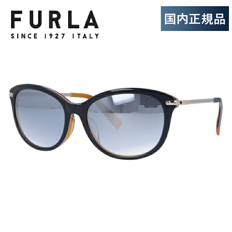 フルラ サングラス ミラーレンズ アジアンフィット FURLA SFU015J 095X 55サイズ オーバル型 レディース 女性用 UVカット 紫外線対策 UV対策 おしゃれ ギフト ラッピング無料