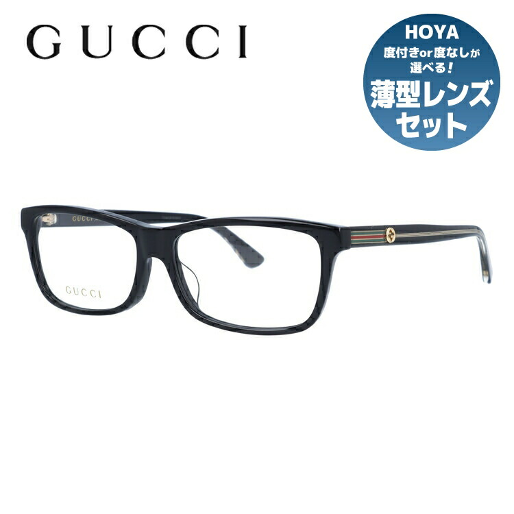 【楽天市場】グッチ メガネフレーム 伊達メガネ アジアンフィット GUCCI GG0378OA 002 55サイズ スクエア ユニセックス メンズ  レディース シェリーライン ウェブライン インターロッキング GG ラッピング無料 : SUNGLASS HOUSE-サングラスハウス-