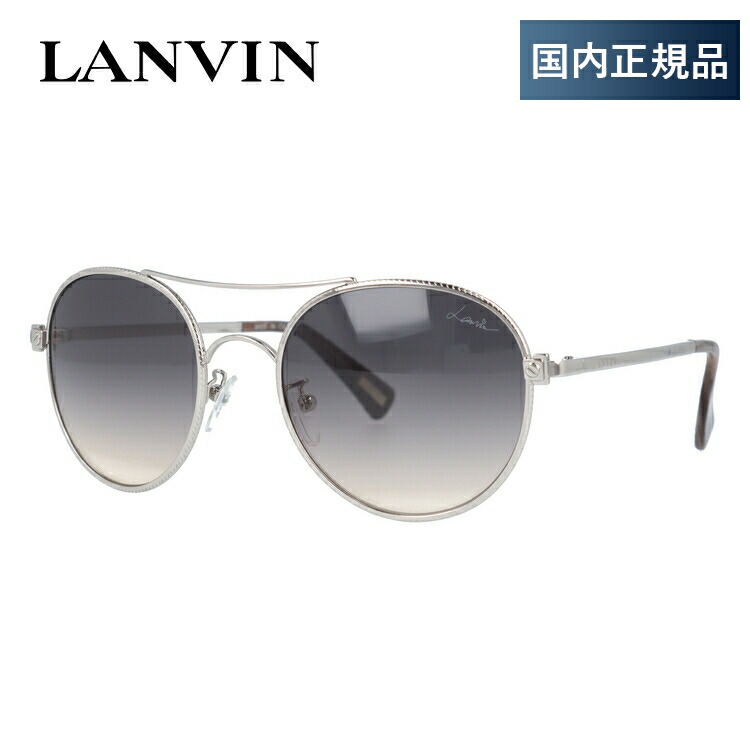 【国内正規品】ランバン パリス サングラス 【ラウンド型】 LANVIN PARIS SLN067 0579 53サイズ （ダブルブリッジ） ユニセックス メンズ レディース アウトドア ドライブ UVカット 紫外線 プレゼント｜SUNGLASS HOUSE-サングラスハウス-