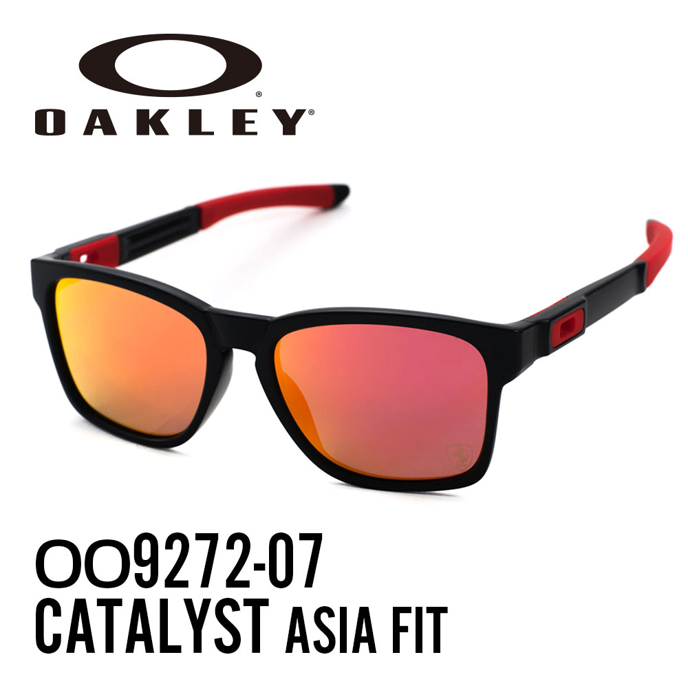 人気の贈り物が大集合 スポーツサングラス サングラス スポーツサングラスoakley アウトレット 期間限定ポイント最大倍 オークリー Oo9272 07 メンズ Pt レディース Iridium マットブラック Ruby Catalystferrari アジアフィット A Eastgategroup Ge