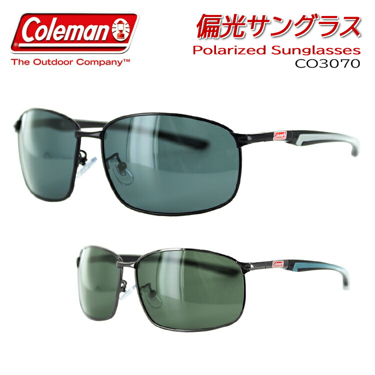 600円 信託 送料無料 定形外 Coleman 偏光サングラス メタルフレームが渋い スポーツサングラス