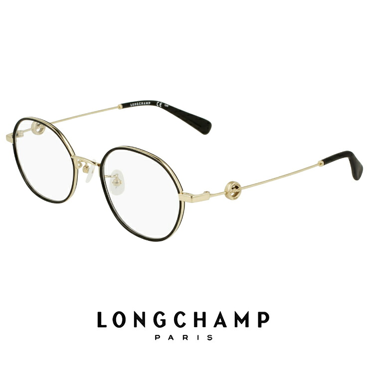 レディース ロンシャン メガネ lo2537lbj-720 49mm longchamp 眼鏡 [ 度付き,ダテ眼鏡,クリアサングラス,老眼鏡 として対応可能 ] 度入り 度あり かわいい おしゃれ 軽量 オーバル チタン フレーム FEMALE TITANIUM アジアンフィット モデル 丸メガネ 丸眼鏡