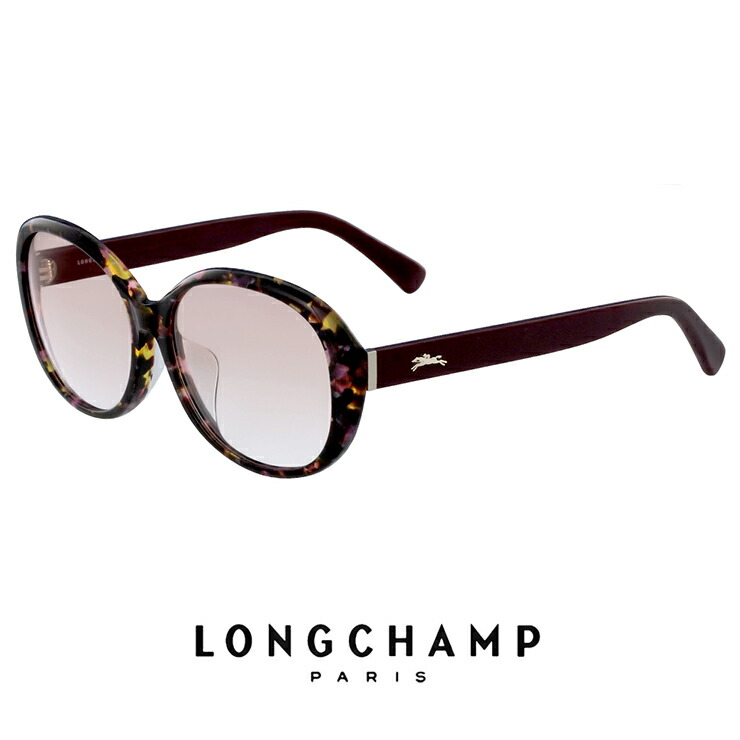 ロンシャン レディース サングラス lo609sa 271 longchamp ジャパンフィットモデル UVカット UV400 オーバル 型 フレーム