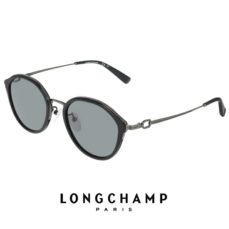 レディース ロンシャン サングラス lo770slbj-001 longchamp 女性用 UVカット UV400 紫外線対策 ボストン 型 アセテート フレーム 黒縁 黒ぶち ブラック カラー フレーム｜サングラスドッグ