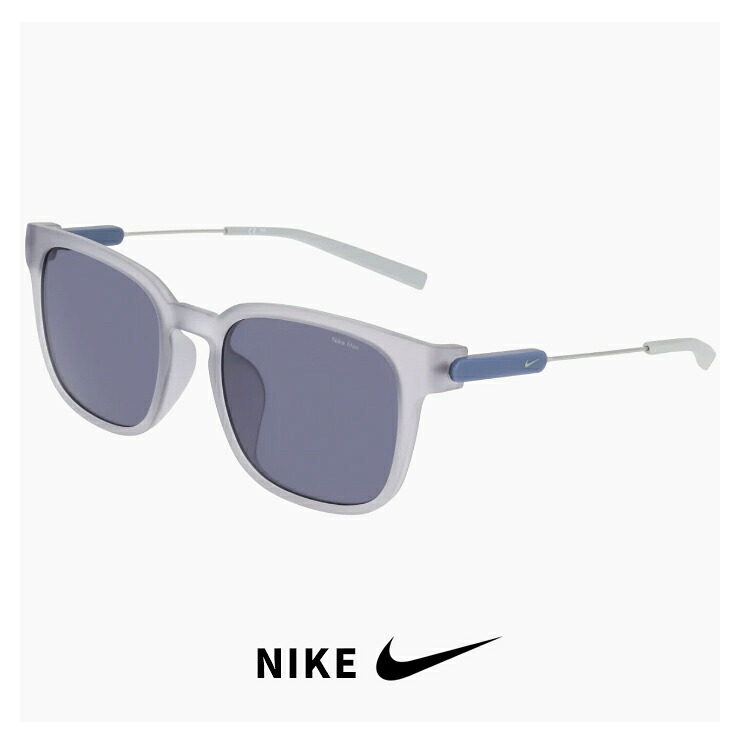 ナイキ サングラス ESSENCE FLOW LB if1019 012 NIKE メンズ レディース ユニセックス モデル キャンプ アウトドア 運転 ドライブ ゴルフ ランニング uvカット スポーツサングラス タウンユース マットウルフグレー/ブルー｜サングラスドッグ