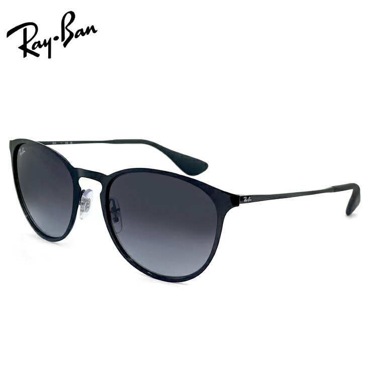 レイバン サングラス rb3539 002/8g 54mm Ray-Ban サングラス ERIKA METAL エリカ メタル Mサイズ メンズ レディース uvカット 紫外線対策 メタル フレーム 黒 ブラック｜サングラスドッグ 16,764円