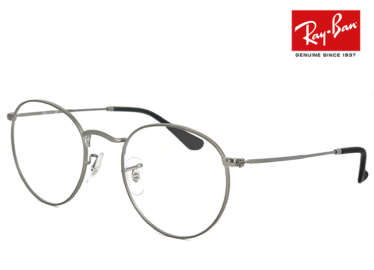 第1位獲得 レイバン 眼鏡 メガネ Ray Ban Rx3447v 26 ラウンド 型 丸メガネ フレーム 50mm Round Metal 度付き 伊達メガネ クリアサングラス 老眼鏡として 対応可能な Uvカット レンズ 付き めがね メンズ レディース Rx 3447 V Rb3447v 高質で安価