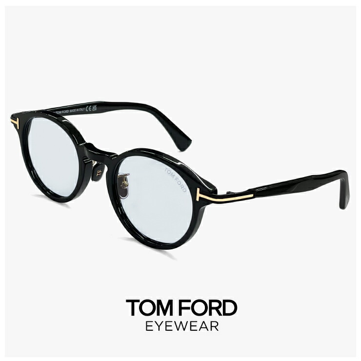 TOM FORD 眼鏡 度入り 009-1 Tom Ford Reading Glasses TF 5589-B 001 55-15 Black & Gold Titanium