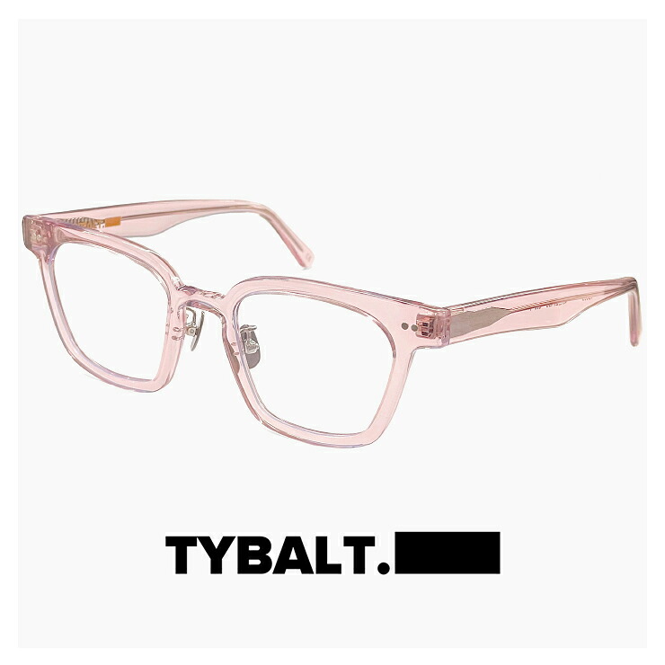 ティバルト メガネ ts009 c4-1 [ 度付き,伊達メガネ,老眼鏡 として対応可能 ]　TYBALT 眼鏡 caliban キャリバン カリバン 度あり 度入り uvカット スクエア ウェリントン 型 クリア フレーム メンズ レディース ユニセックス アジアンフィット ジャパンフィット モデル
