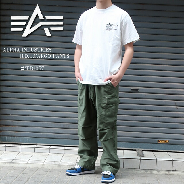 Alpha Industries アルファインダストリーズ ALPHA カーゴパンツ