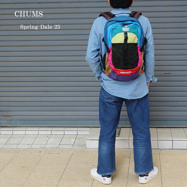 チャムス chums リュック スプリングデール 25L バックパック ch60-3997 【CHUMS/spring dale 25/リュックサック/デイパック/バックパック/アウトドア/ハイキング/登山/フェス/1泊旅行/通学/ストリート/カジュアル/父の日】【2025モデル】【正規品】｜ＳＵＮＷＥＡＲ 店