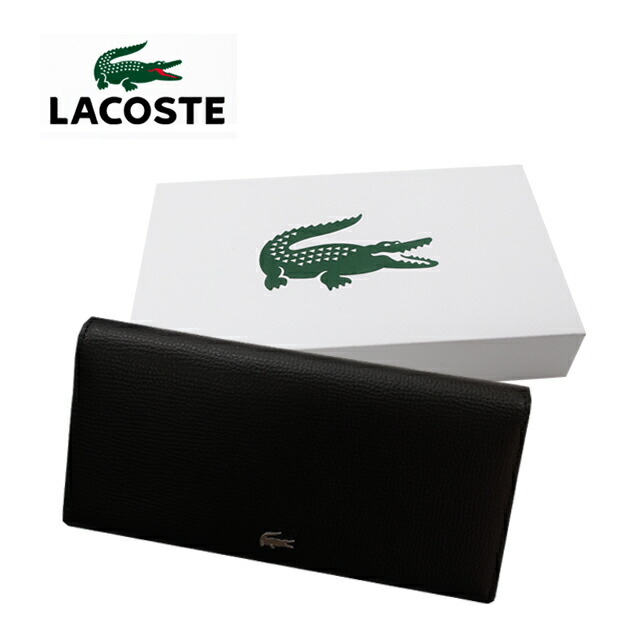 楽天市場】ラコステ ロングウォレット LACOSTE NH1603KP レザー