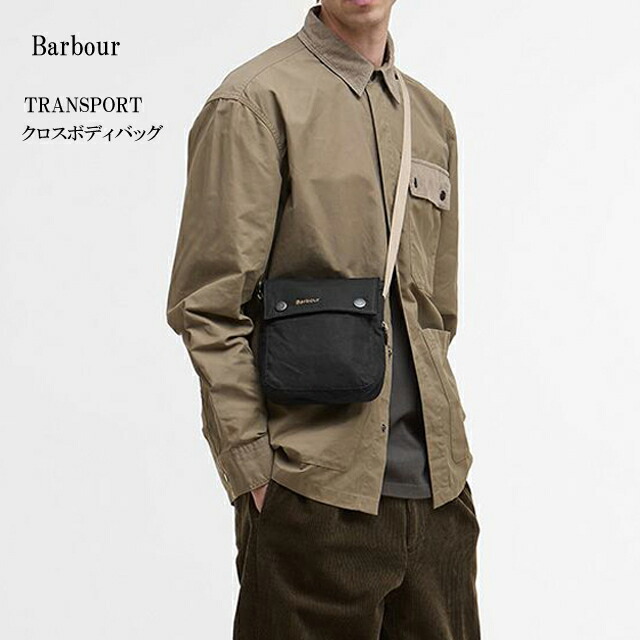 【未使用】Barbour ワックス コットン メッセンジャーバッグ Barbour（バブアー）の「Essential ワックスコットン